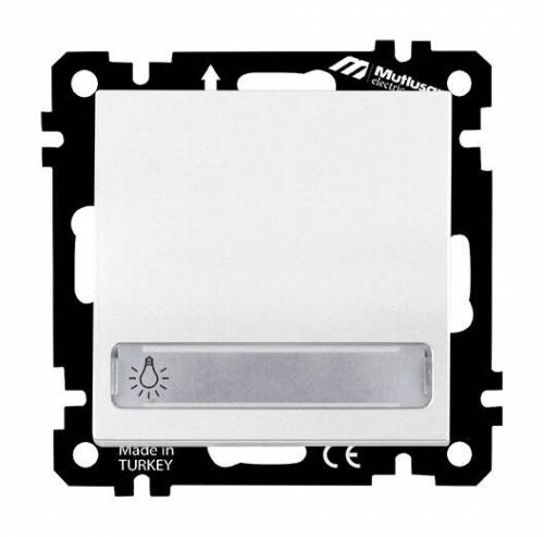 Ep-مضيئة وضع العلامات (220V) براغي ابيض