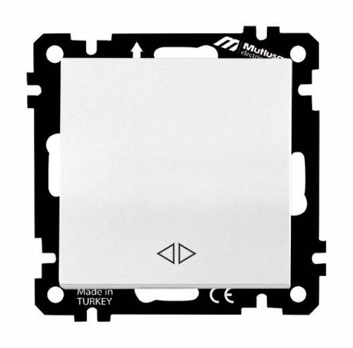 EP - One Gang Intermediate Switch White with Screw