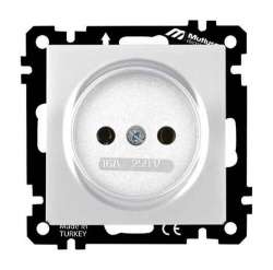 EP - Socket Outlet Non-Earthed White - Thumbnail