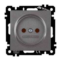 EP - Socket Outlet with Child Protection Non-Earthed White - Thumbnail