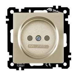 EP - Socket Outlet with Child Protection Non-Earthed White - Thumbnail