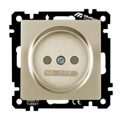 EP - Socket Outlet with Child Protection Non-Earthed White