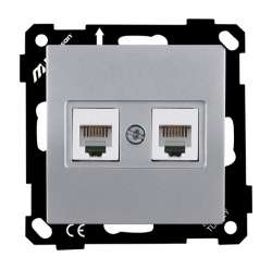 Ep-Telephone Socket 2*RJ12 White - Thumbnail