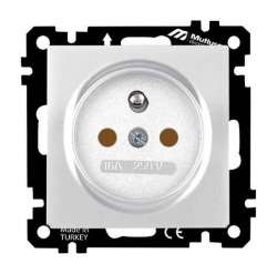 Elitra - EP - UPS (French) Socket Child Protection White
