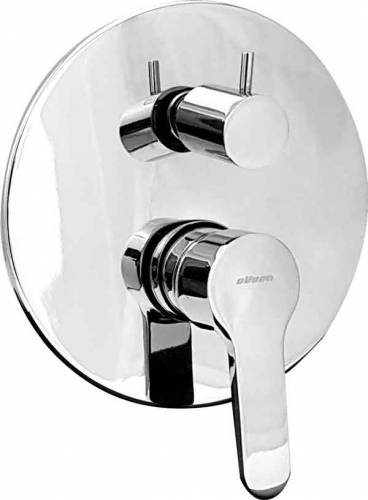 Full Built-in Bathroom Faucet with 3 Outlet Spout