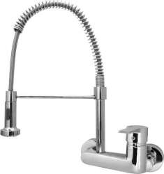 Spring - Industrial Kitchen Wall Faucet