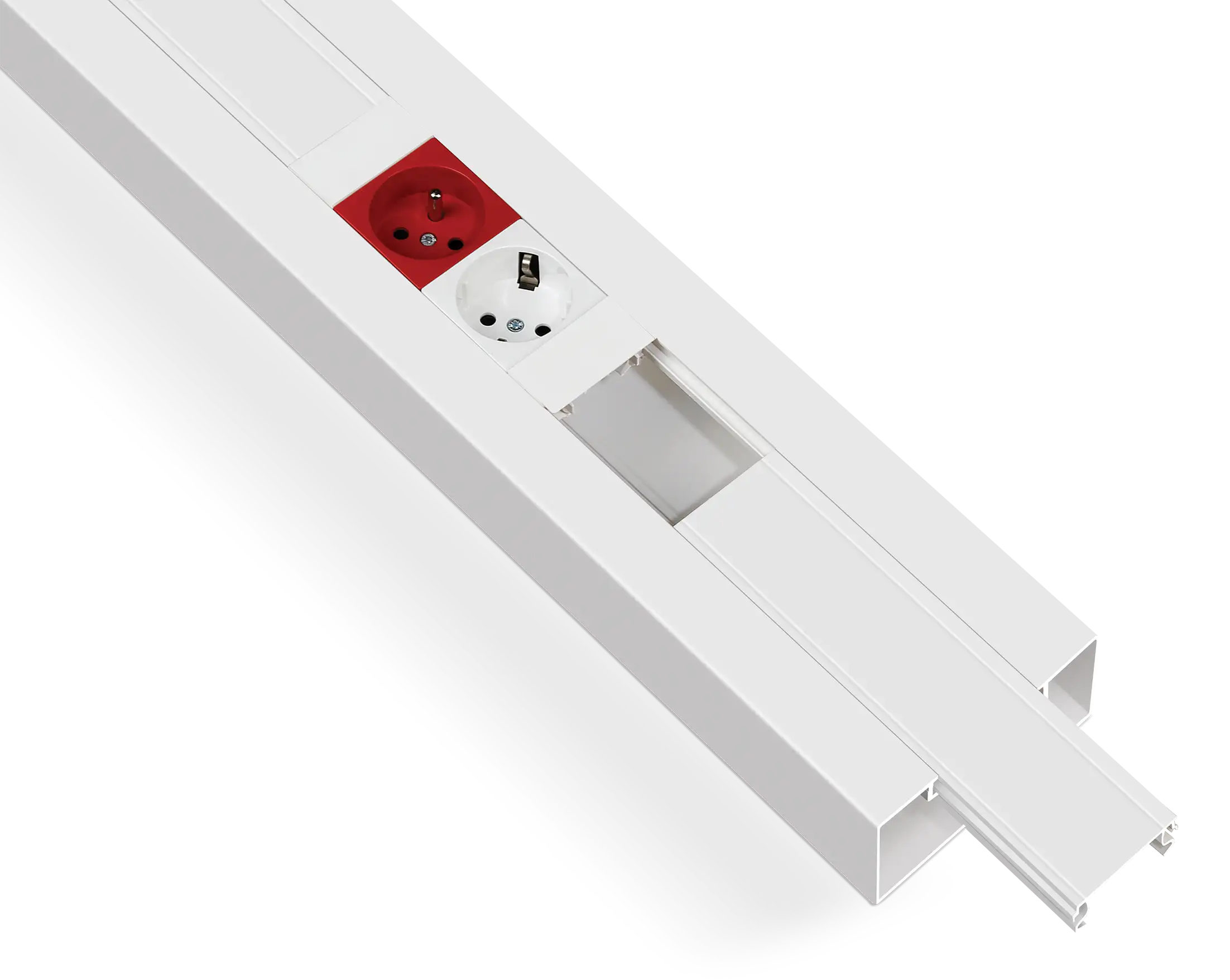 Mutlusan - Internal Cover Cable Trunking Compatible With Mounting Without Base (100X50)