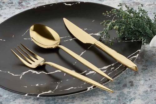 Istanbul Titanium Coated Cutlery Set