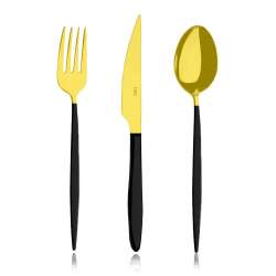 Hira - Istanbul Titanium Pearl Coated Cutlery Set Hira - Istanbul Titanium Pearl Coated Cutlery Set