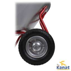 Kanat Plus zerlegbare Schubkarren mit 2 Räder - verzinkt - Thumbnail