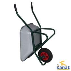 Kanat Pro Galvanized Unassembled Wheelbarrow - Thumbnail