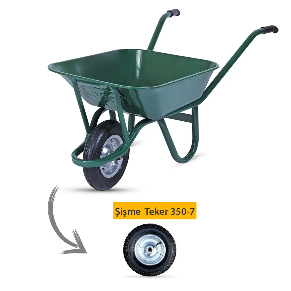 Kanat Sac ve Boru Ayak Yekpare El Arabası - Thumbnail