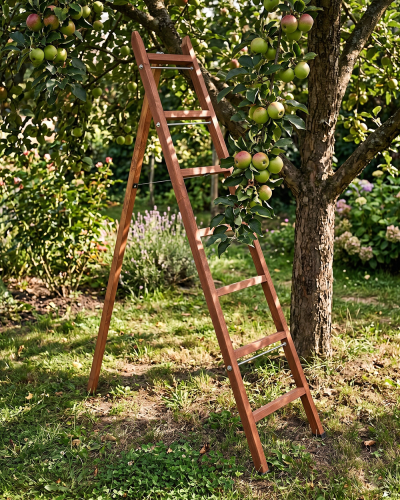 Kanat Wood Ahşap Meyve Toplama Merdiveni