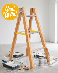 Kanat Wood Çift Taraflı Ahşap Merdiven 3+3 - Thumbnail