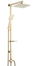 Spring - Ensemble de douche coulissante robot Kare Gold