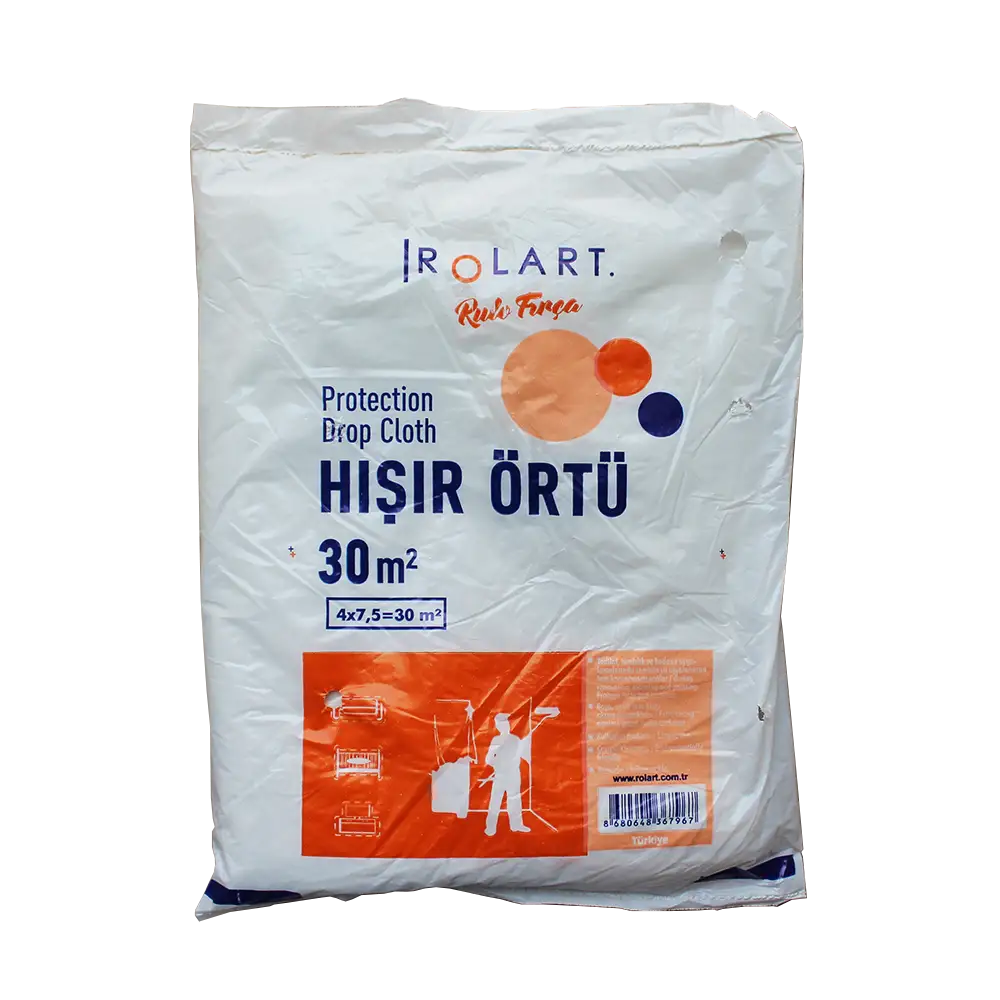 Rolart - Koruyucu Hışır Örtü (Boya Muşambası) Rolart - Koruyucu Hışır Örtü (Boya Muşambası)