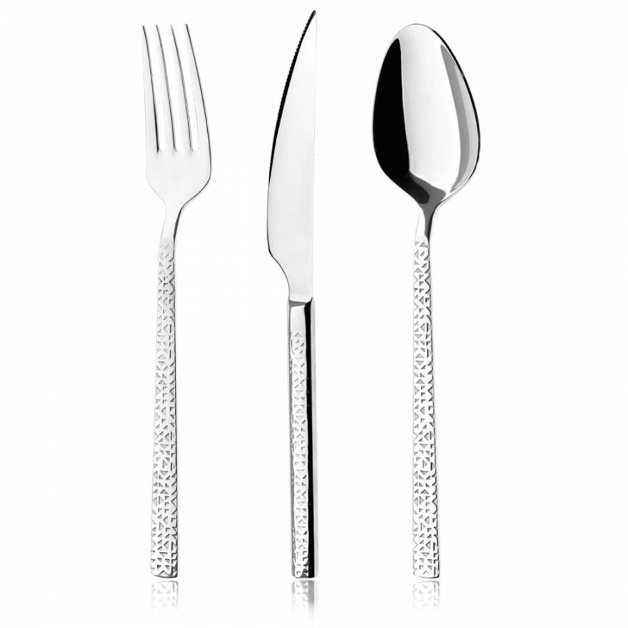Kristal Plain Cutlery Set