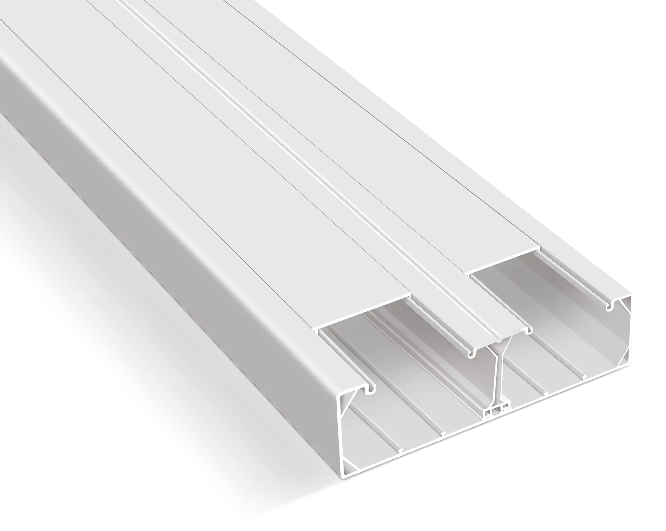 Mutlusan - Meks Plus Series Partitioned Cable Trunking With Internal Cover (250X70)
