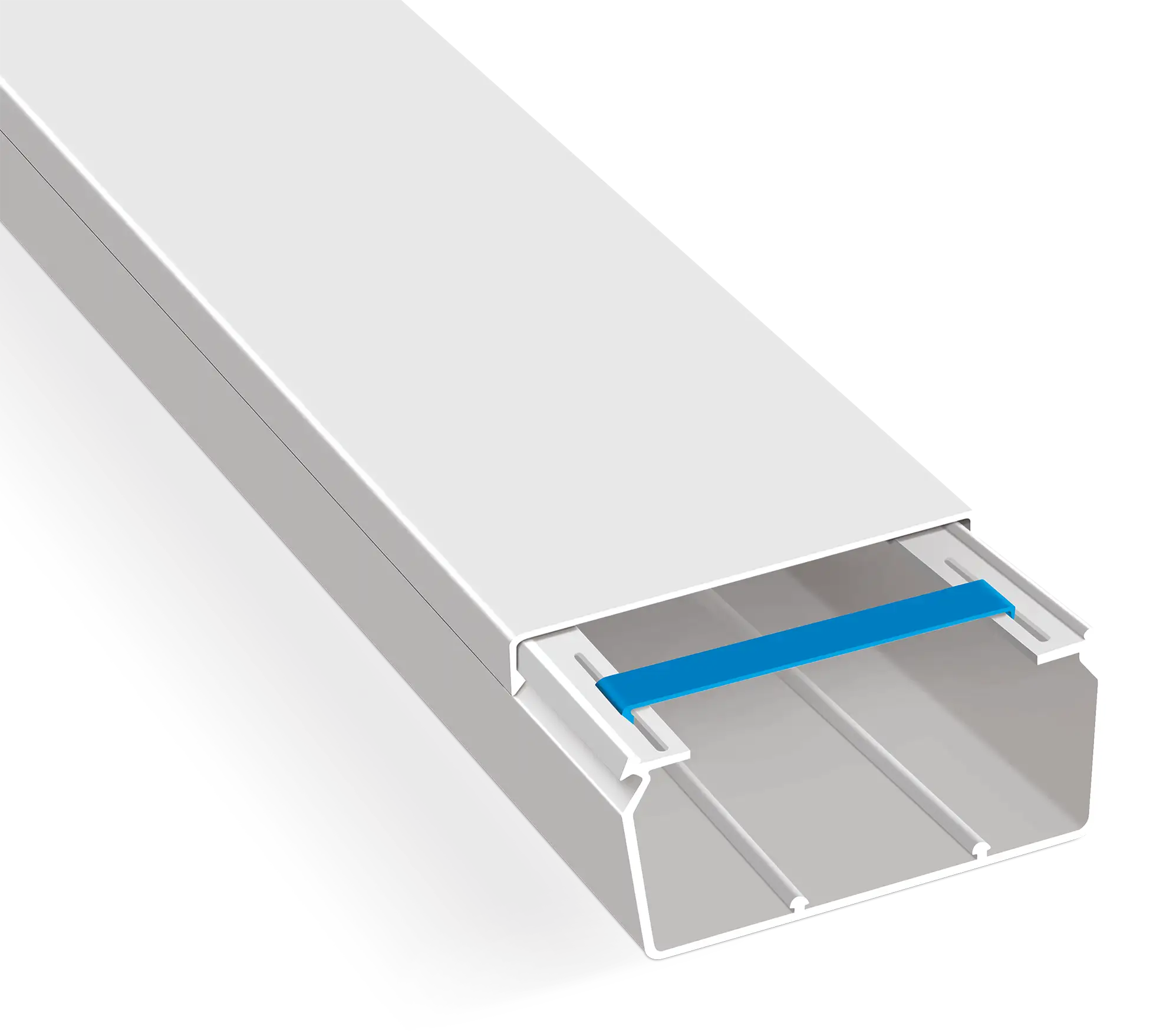 Кабельный лоток серии Мекс с запорным устройством и внешней крышкой - Thumbnail