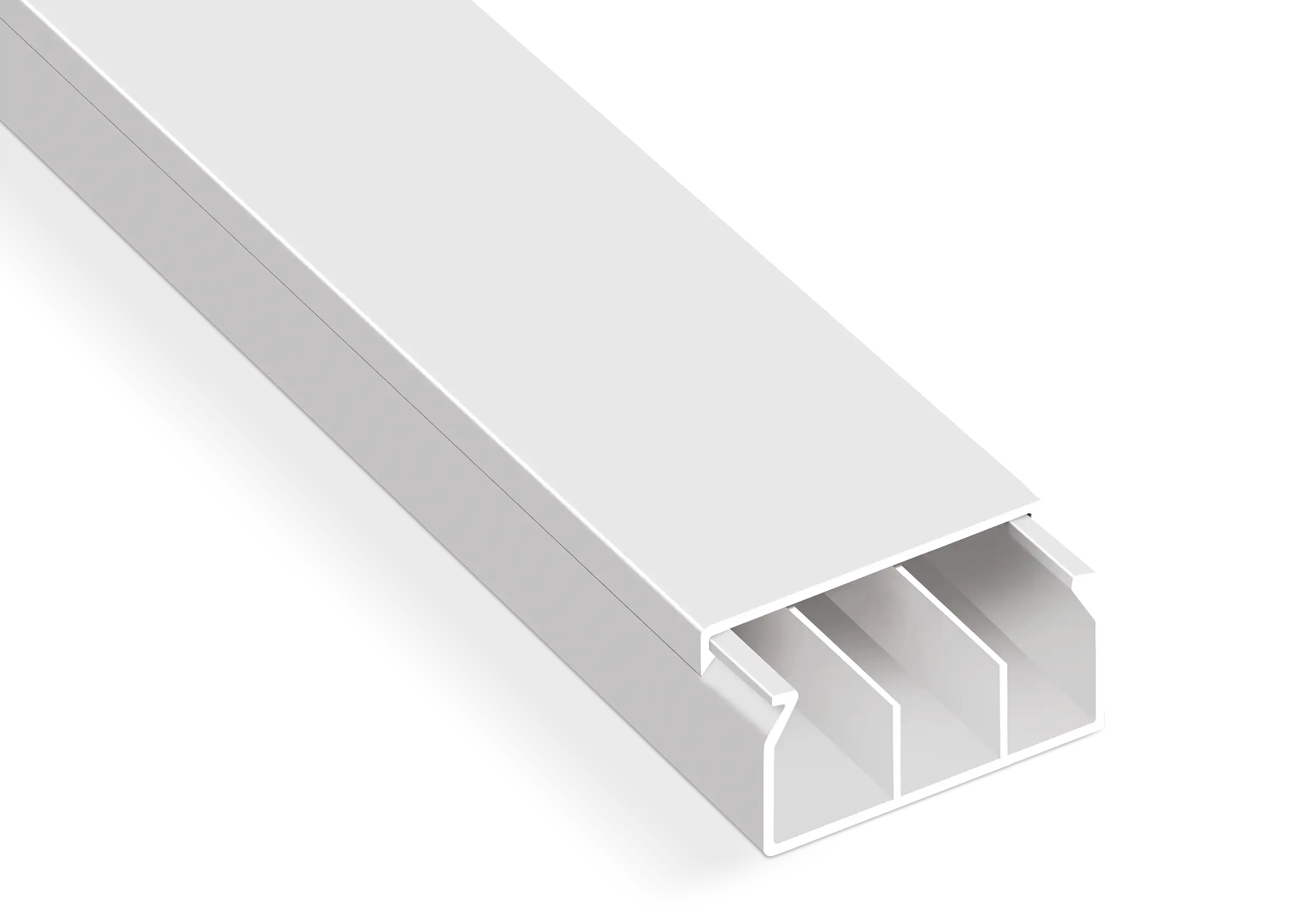 Meks Series Partitioned Cable Trunking With External Cover