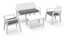 Ensemble de fauteuils de balcon Prestij 4PCS - Thumbnail