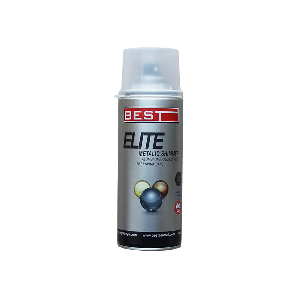 Elite Profesyonel Sprey Boya (400ml) (Metal Altın, Beyaz ve Siyah)