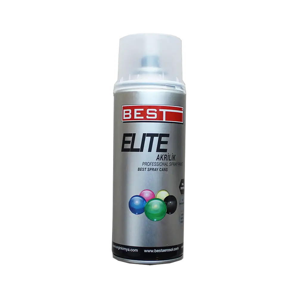 Elite Profesyonel Sprey Boya (400ml) (Metal Altın, Beyaz ve Siyah)