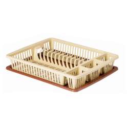 Violet House - Rattan Flat Dish Rack Violet House - Rattan Flat Dish Rack