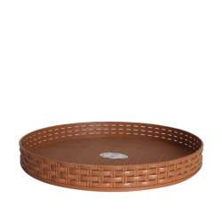 Violet House - Rattan Tablett Rund