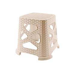 Violet House - Petit tabouret en rotin Violet House - Petit tabouret en rotin