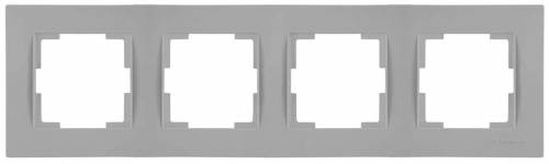 Rita 4 Gang Horizontal Frame White