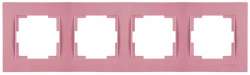 Rita 4 Gang Horizontal Frame White - Thumbnail