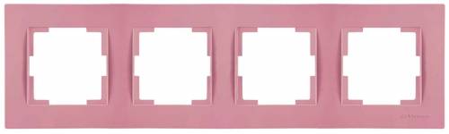 Rita 4 Gang Horizontal Frame White