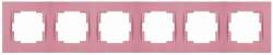 Rita 6 Gang Horizontal Frame White - Thumbnail