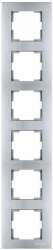Rita 6 Gang Vertical Frame White - Thumbnail