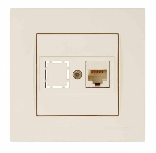 Rita Data Prizi 1*Rj45 (Cat6) Beyaz