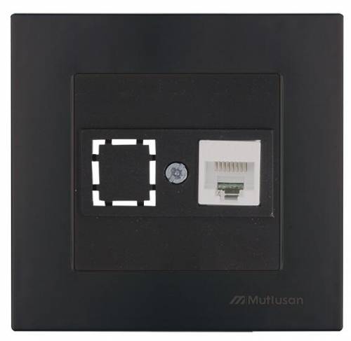 Rita Розетка компьютерная 1*RJ45 (Cat5e), белый цвет
