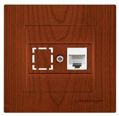 Rita Data Socket 1*Rj45 (Cat5E) White
