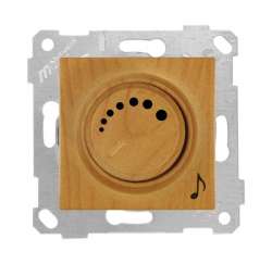 Rita Mechanism+Plate Audio Switch White - Thumbnail
