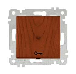 Rita Mechanism+Plate Door Switch White - with Screw - Thumbnail