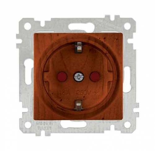 Rita Mechanism+Plate Earthed Socket with Child Protection