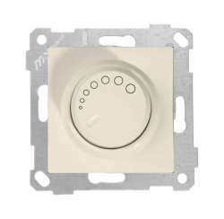 Rita Светорегулятор c подсветкой (DIMMER) 1000W, белый цвет - Thumbnail