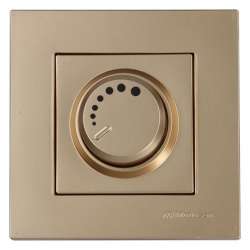 Rita RL Illuminated Dimmer 1000W White - Thumbnail