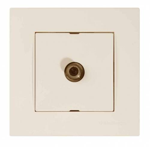 Rita SAT Socket (Dead End) White