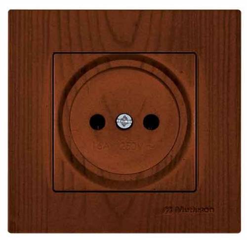 Rita Socket Outlet Non-Earthed White