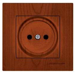 Rita Socket Outlet Non-Earthed White - Thumbnail