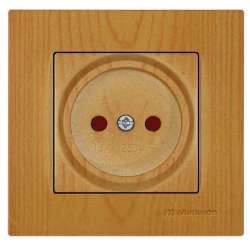 Rita Socket Outlet with Child Protection Non-Earthed White - Thumbnail