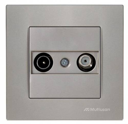 Rita TV/SAT Socket (Through) 4Db Con. White