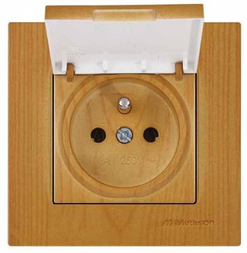 Rita UPS(French) Socket with Cover White
