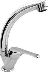 Spring - Robinet de bassin Mila (forme de cygne) tuyau en acier inoxydable de 1ère qualité